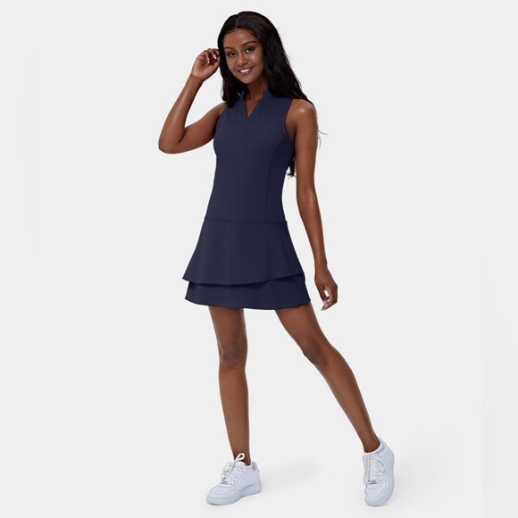 Halara Airy Tiered Ruffle 2-Piece Pocket Mini Golf Active Dress-UPF50+ | NEW/NWT - Picture 5 of 9